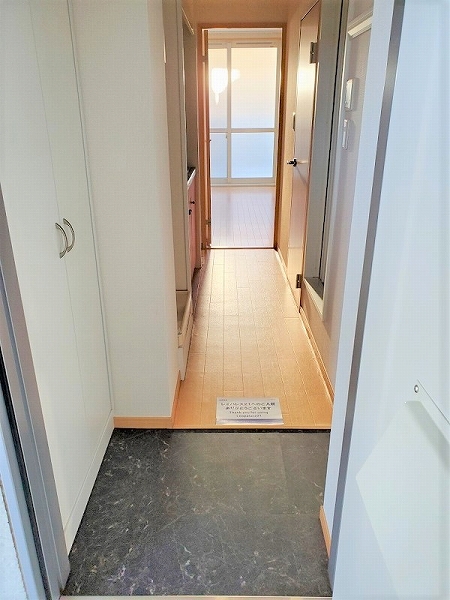 レオパレスブロッサム102号室 玄関