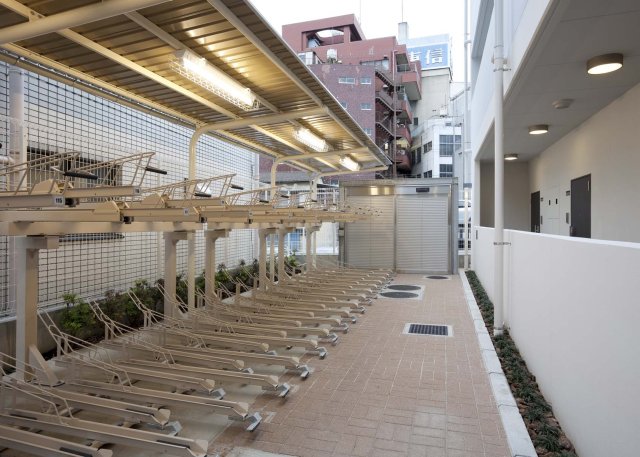 プラウドフラット神楽坂Ⅱ803号室 ※参考写真　駐輪場　屋外　無料