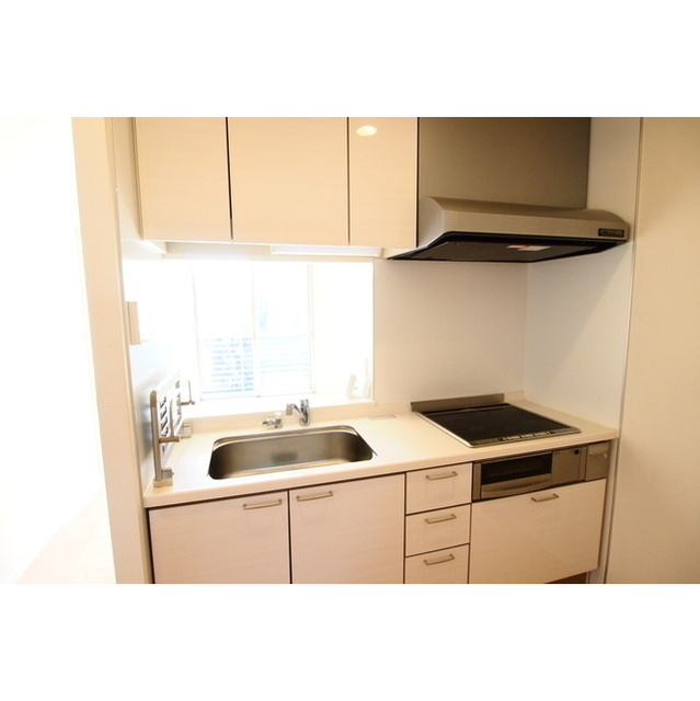 北山ヴィレッジ G103号室 3口IHヒーターシステムキッチン♪