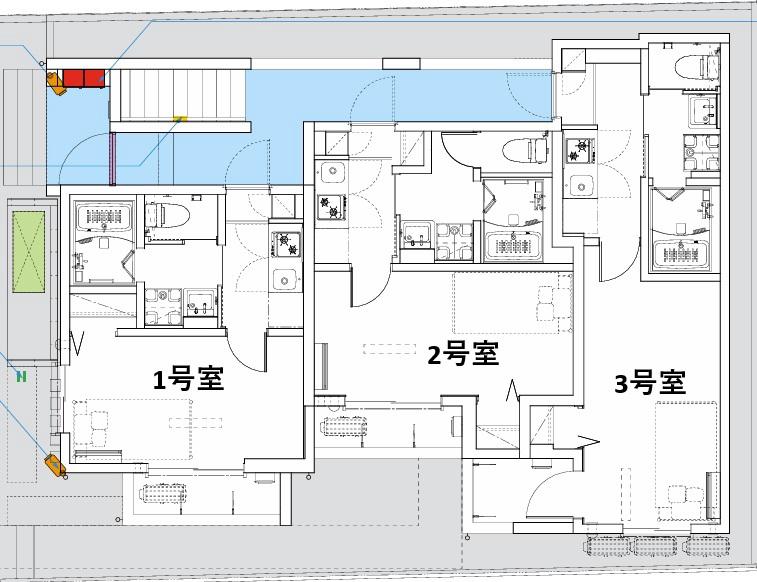 ｒｈ　Ｂｒｉｌｌｉａｎｔ2階 部屋その他
