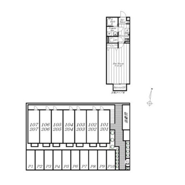 アムール L.A205号室 部屋その他