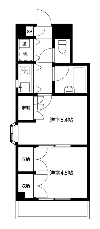 バース4階 間取