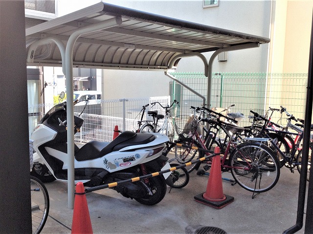 レオパレスステーションプラザⅡ202号室 駐輪場完備