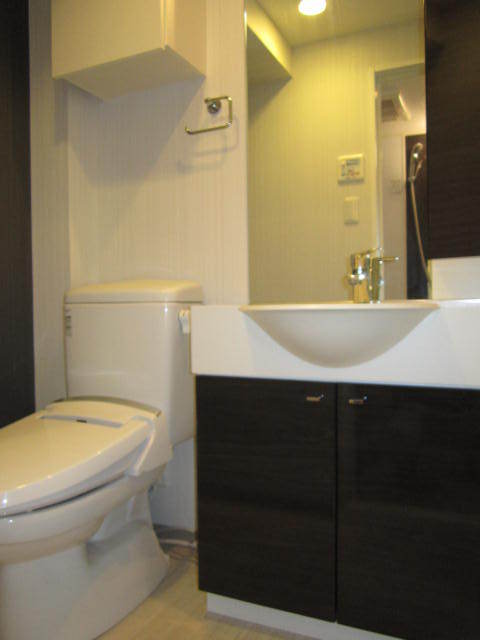 ガーラ・シティ川崎 スタイリッシュなデザインの洗面化粧台