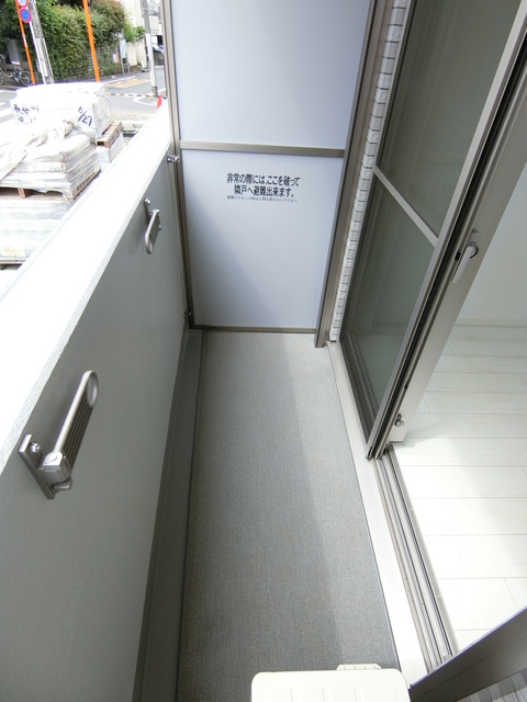 ガーラ・ヒルズ品川下神明 広々としたバルコニーです