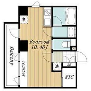 オーク高輪Ⅱ201号室 間取