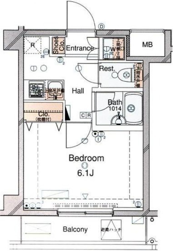シンシティー東十条2階 間取