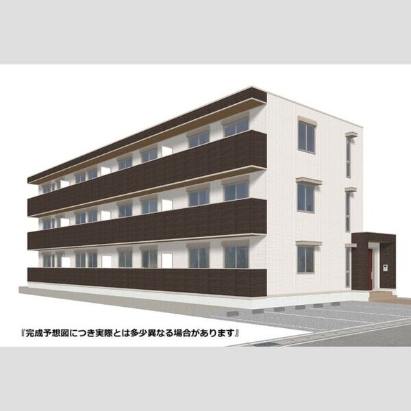 ノーブルラフィネ万平町　B203号室 ※完成予想図につき、実物とは多少異なる場合があります。