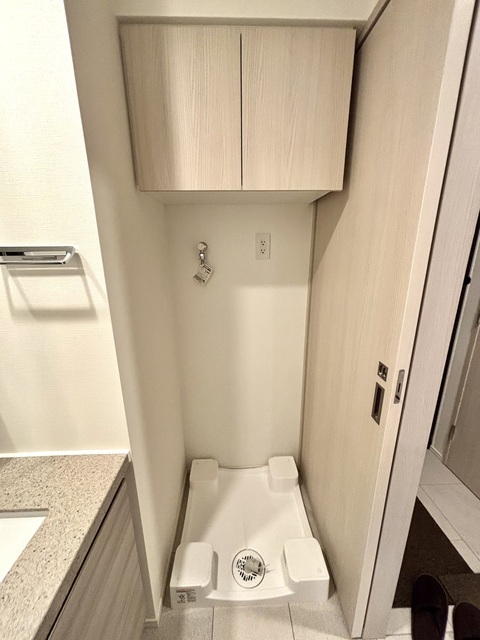 ザ・パークワンズ日本橋人形町203号室 洗濯機置き場　2025年10月撮影