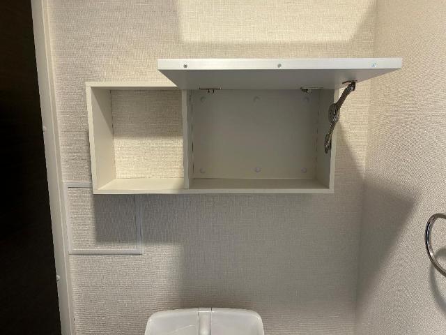 （仮称）柏市船戸　新築アパート203号室 トイレ収納（イメージ）
