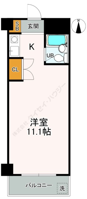 コアクレスト立川栄町0205号室 間取