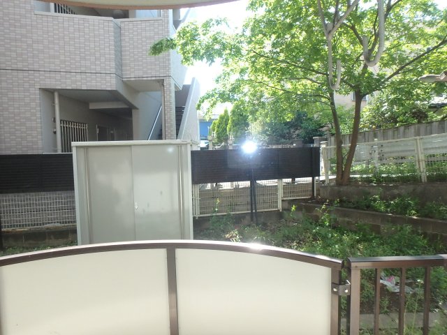 ハセベ椿森コーポ108号室 バルコニー