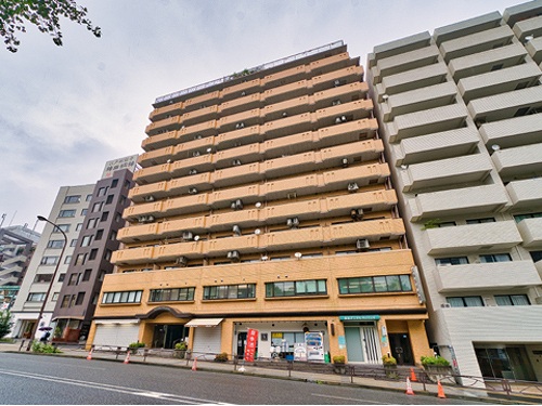 ライオンズプラザお茶の水11階 建物外観　※前回募集時2021年03月撮影