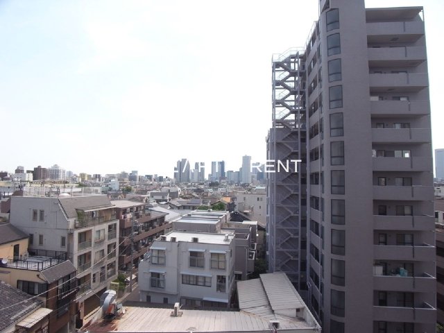 新中野スカイレジテル7階 バルコニーからの展望