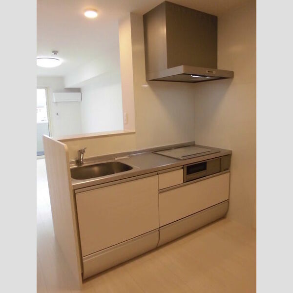 キャンベル201号室 システムキッチン(IH、グリル付き)