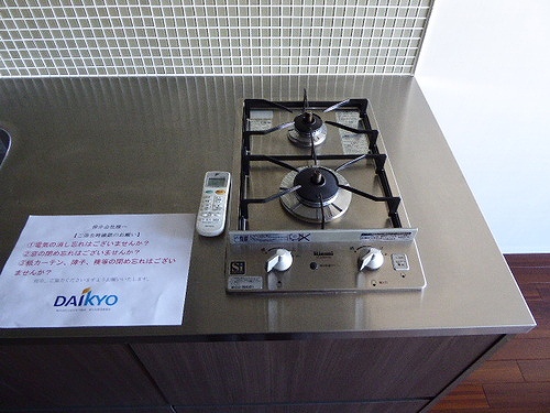 レジデンシャルステート白金 ガスコンロ　※2019年2月撮影