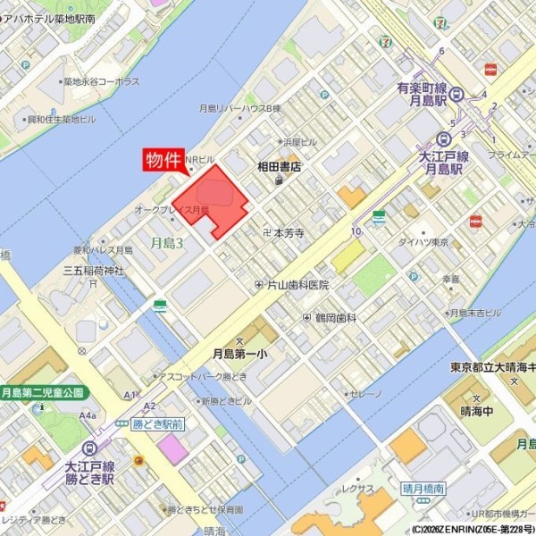 グランドシティタワー月島48階 null