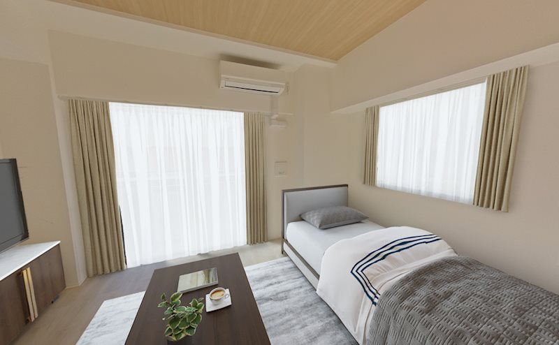 レジディア神田東3階 リビング　※これはVR画像です。