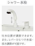 松戸市西馬橋相川町新築アパート（仮称）203号室 洗髪洗面化粧台（イメージ）