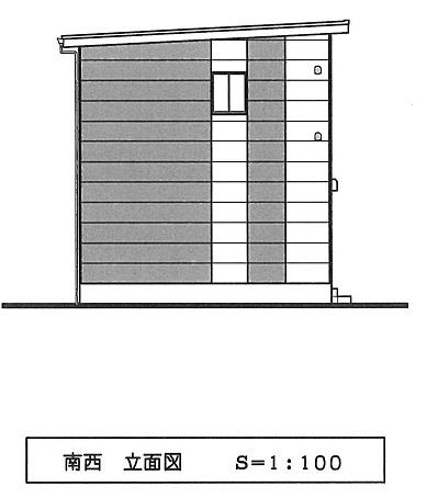 越谷市大房アパート新築工事(仮) 完成予想図