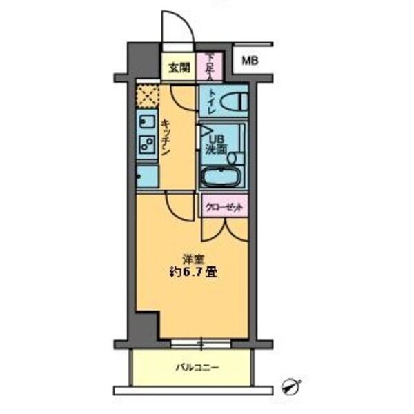 カスタリア要町0802号室 部屋その他