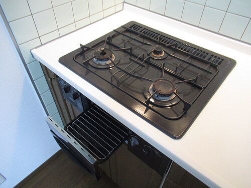 ライオンズマンション藤沢湘南台壱番館 グリル付きコンロ