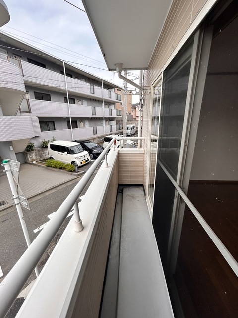 池永ハイツB号室 バルコニー