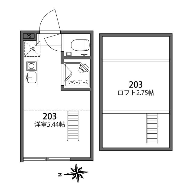 リーブル赤羽2階 間取り図