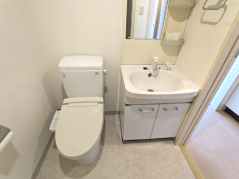 ガーデン萩中112号室 洗面