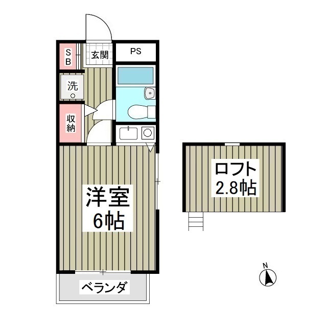 ソアール宮崎台304号室 間取