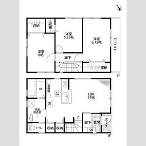 マイホームネクスト小室町　2号棟 間取