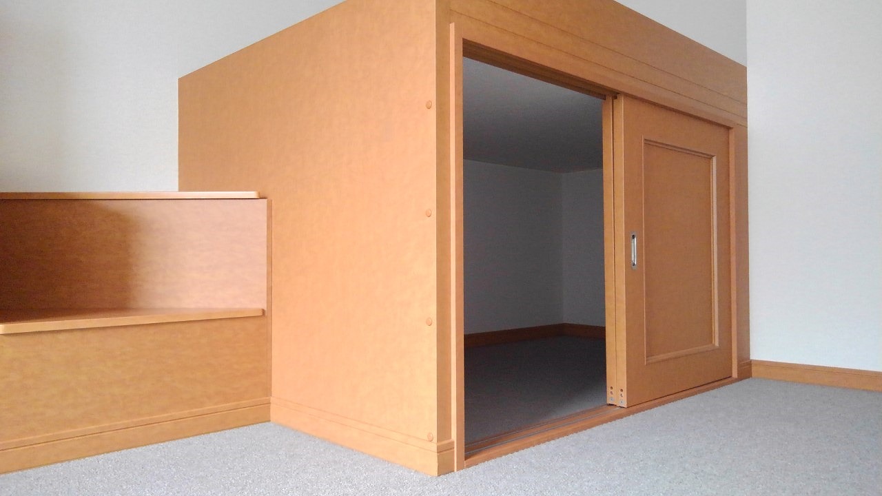 レオパレスパークヒルズ202号室 寝室