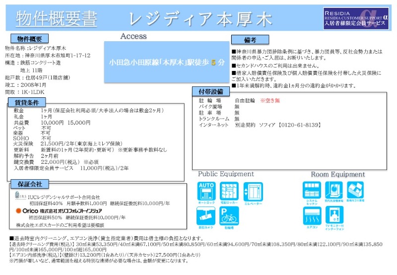 レジディア本厚木7階 部屋その他