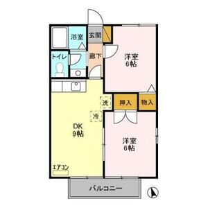 エミネンス201号室 間取