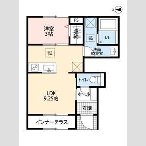 リーブルファイン川口上青木西101号室 間取