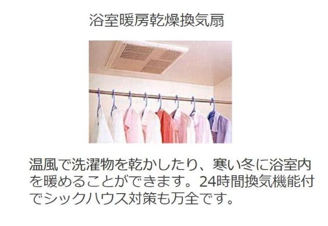 仮称）鎌ヶ谷市右京塚新築アパート101号室 浴室乾燥機（イメージ）