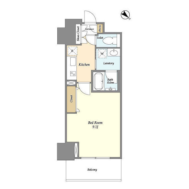 フロンティア新宿タワー1208号室 Bタイプ