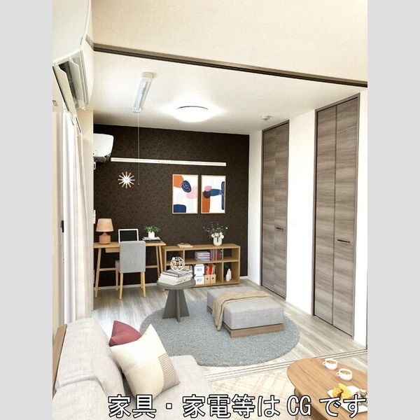 ルミエール五井・Ⅰ103号室 洋室(家具搬入イメージ図)