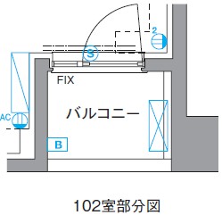 GENOVIA東向島Ⅳ0102号室 区画図