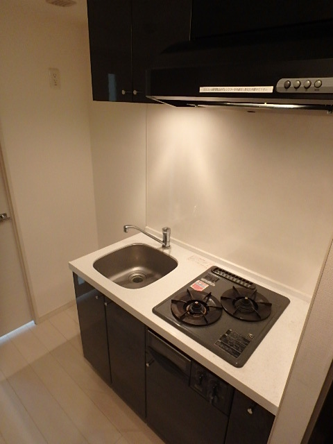 グランド・ガーラ代々木参宮橋3階 グリル付き2口ガスコンロ