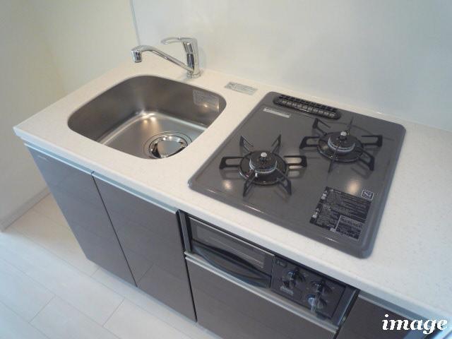 ガーラ・プレシャス横濱関内6階 ２口コンログリル付のシステムキッチン！