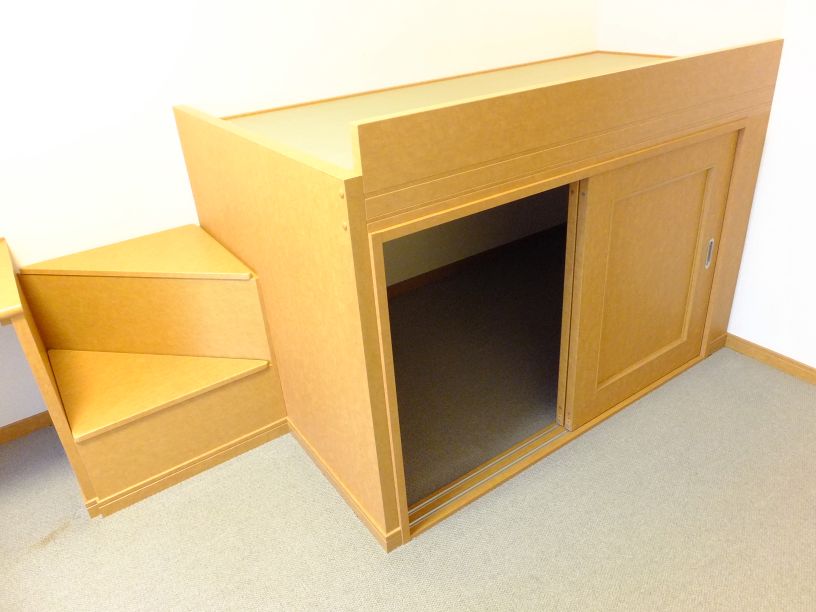 レオパレス飛鳥202号室 ベット下収納