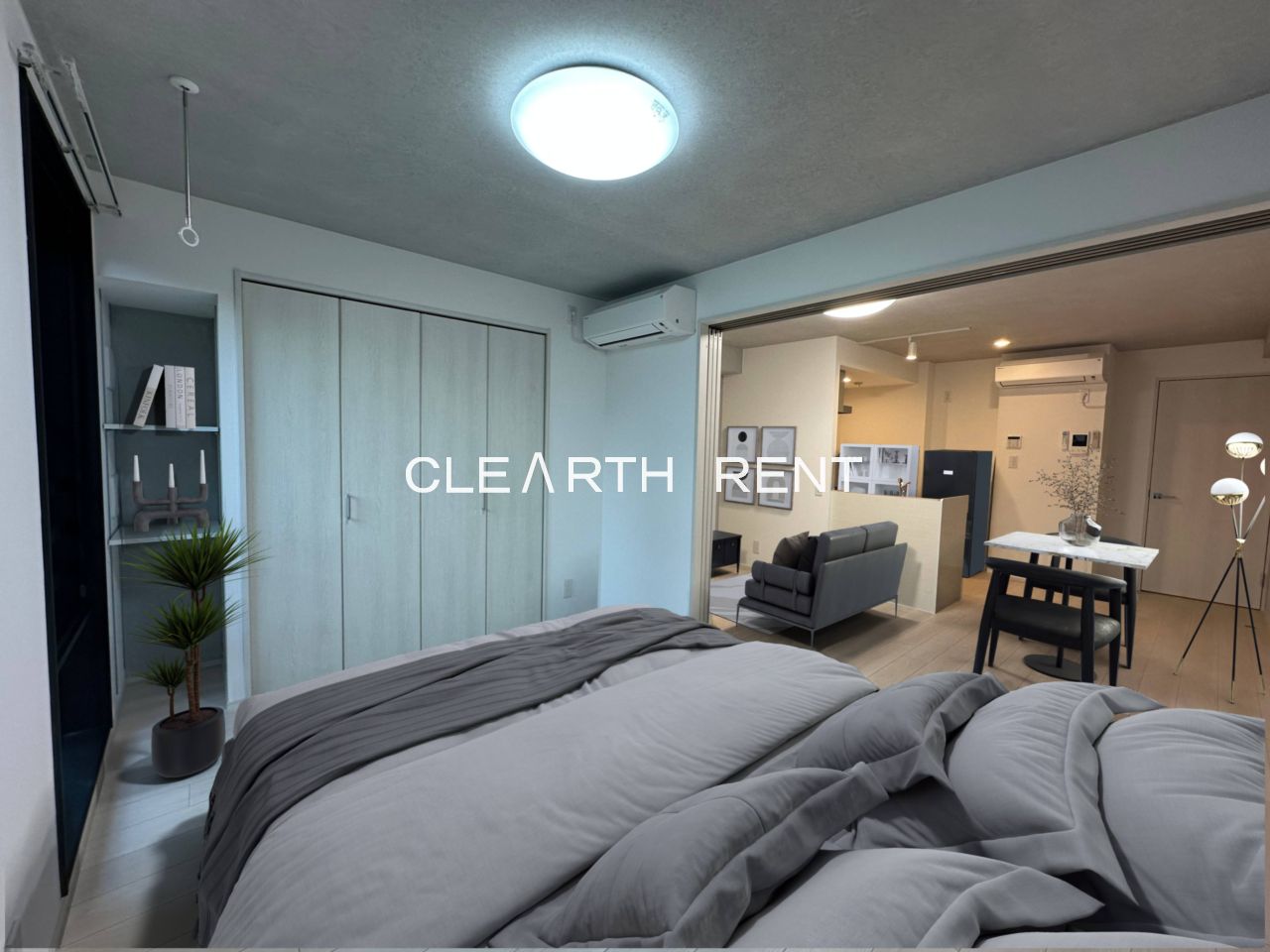 ＧＲＡＮ ＰＡＳＥＯ三宿Ⅱ2階 モデル家具設置写真