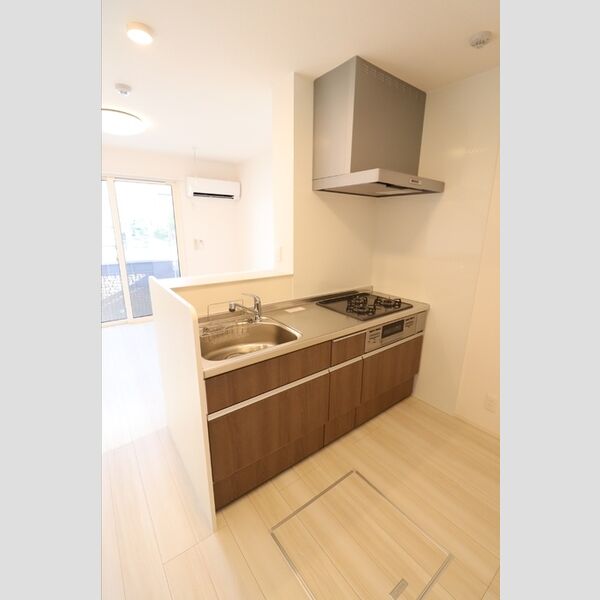 スリーシップ107号室 対面システムキッチン