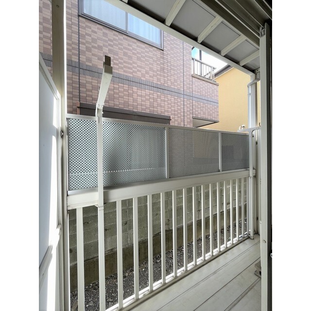 ピアベルドミール107号室 目隠し付きで安心のバルコニー