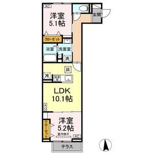 (仮称)板橋区高島平9丁目PJ101号室 間取