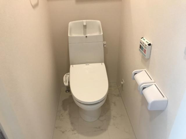 川口市大字安行領根岸　アパート新築工事105号室 シャワー付トイレ（イメージ）