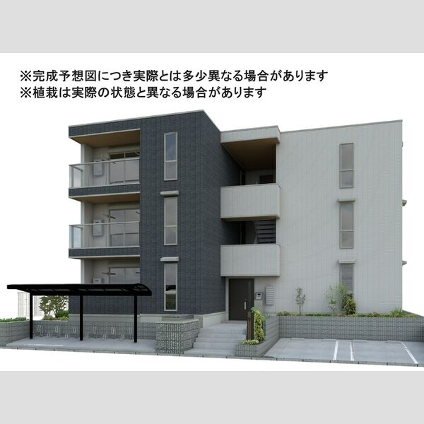 ハイネス妙典203号室 ※完成予想図につき、実物とは多少異なる場合があります。