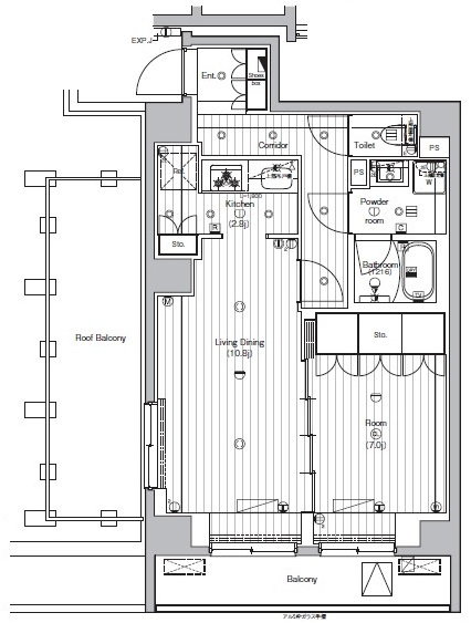 PREMIUM CUBE 大森 TROIS3階 間取