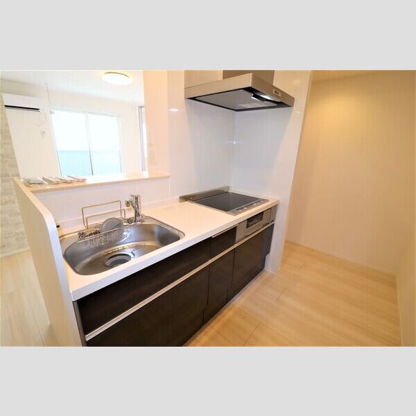 D-Style久米川 対面式キッチン(3口IHコンロ)